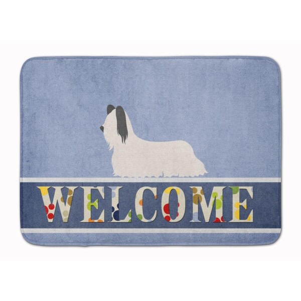 Carolines Treasures Skye Terrier Welcome Machine Washable Memory Foam Mat BB8278RUG - main